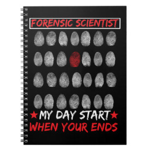 Forensic Science Fingerprint DNA Detective Notebook