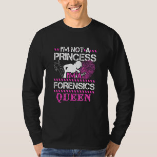 Forensic Science Girl Criminology Student Teacher T-Shirt