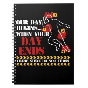 Forensic Science Investigator Crime Detective Notebook