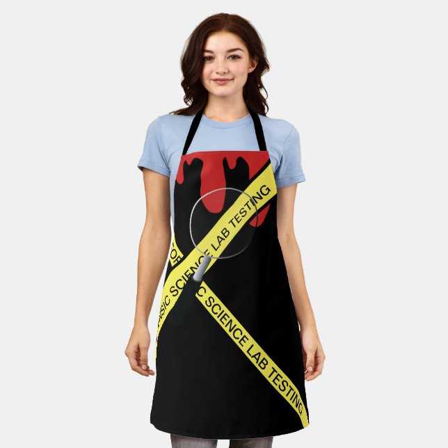Forensic Science Lab Teacher Testing Class Apron (Worn)