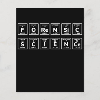 Forensic Science Periodic Table