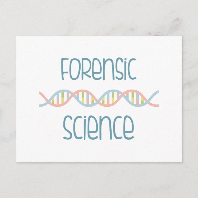 Forensic Science Postcard (Front)