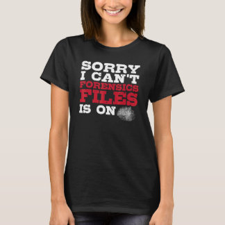 Forensic Scientist Crime Investigator Forensic Sc T-Shirt