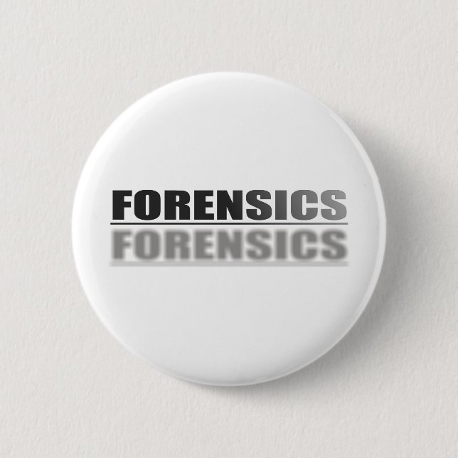 FORENSICS 6 CM ROUND BADGE (Front)