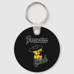 Forensics Chick #4 Key Ring