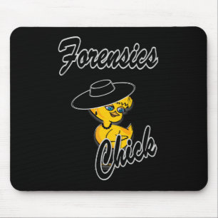 Forensics Chick #4 Mouse Mat