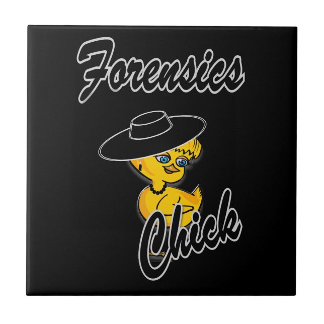 Forensics Chick #4 Tile (Front)