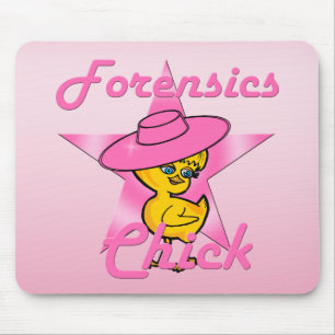 Forensics Chick #8 Mouse Mat