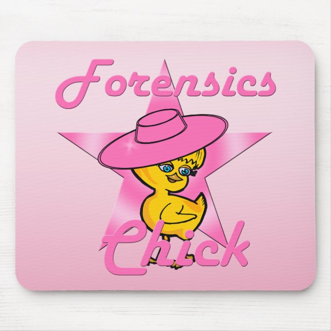Forensics Chick #8 Mouse Mat (Front)