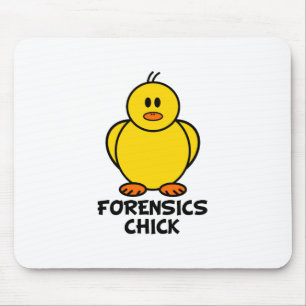 Forensics Chick Mouse Mat
