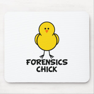 Forensics Chick Mouse Mat