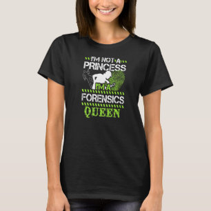 Forensics Science Teacher Crime Investigator Girl T-Shirt