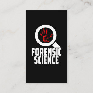 Forensics Scientists Investigator Forensic Detecti Business Card