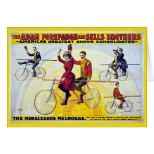 Forepaugh & Sells Brothers Vintage Circus Poster