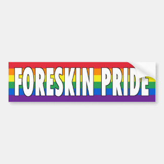 Foreskin Pride (6-colour) Bumper Sticker