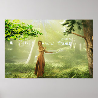 Forest 0007-01-4 digital art poster