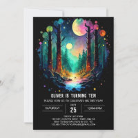 Forest Adventure Awaits Mystical Birthday