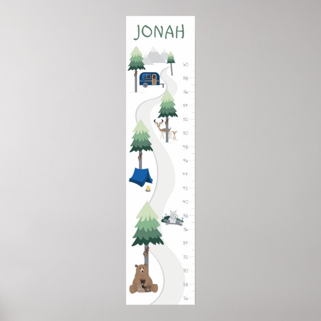 Forest and camping growth chart (Front)