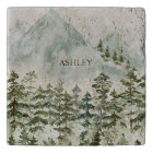 Forest and Mountain Nature Watercolor