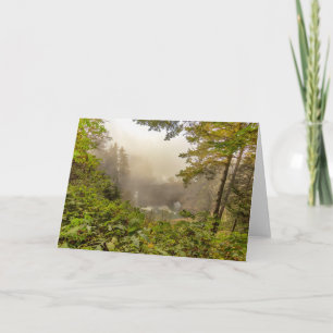Forest and Ocean Landscape Card