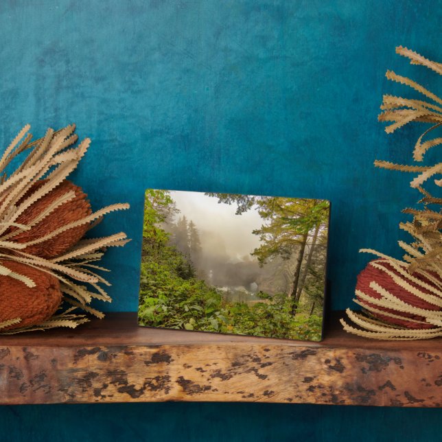 Forest and Ocean Landscape Plaque (Side)