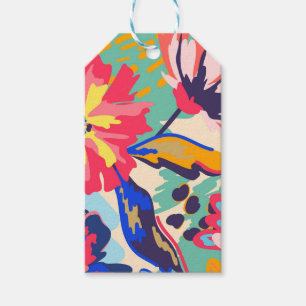 Forest and roses gift tags