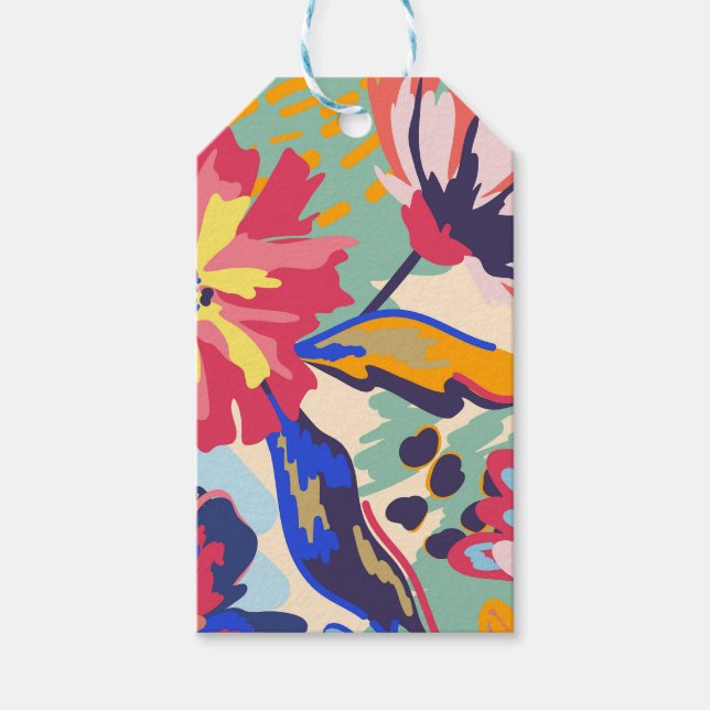 Forest and roses gift tags (Front)