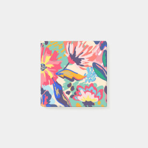 Forest and roses post-it notes