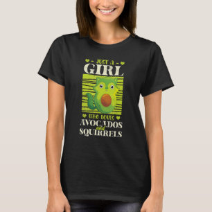 Forest Animal Just A Girl Who Loves Avocados And S T-Shirt