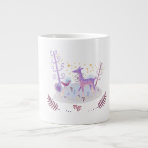 forest animal large coffee mug