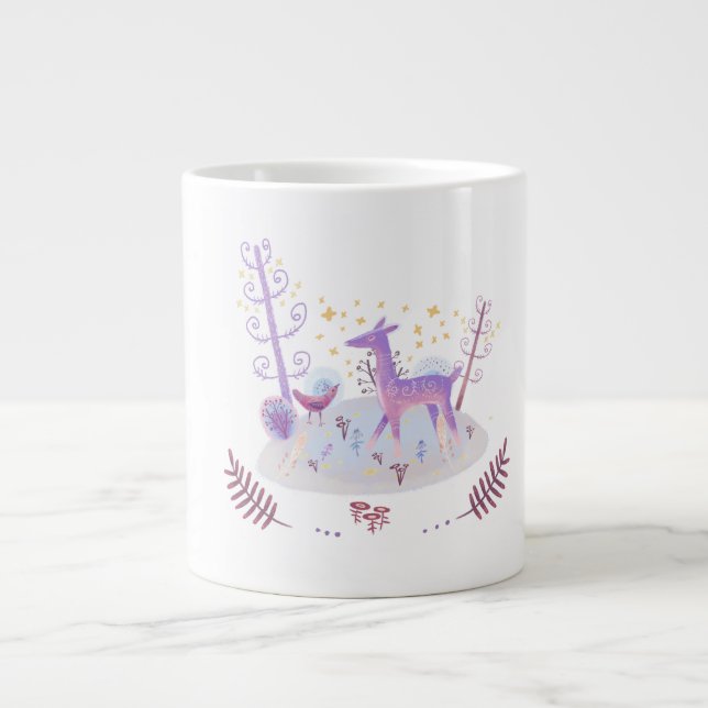 forest animal  large coffee mug (Front)