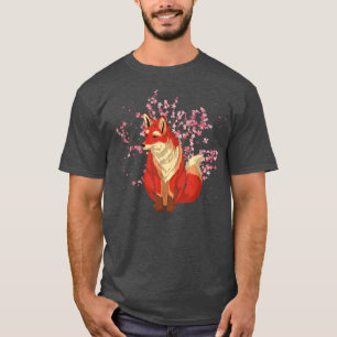 Forest Animal Lover Cherry Blossom Sakura Nature F T-Shirt