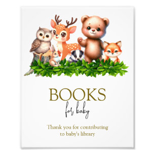 Forest Animals Book for Baby Sign