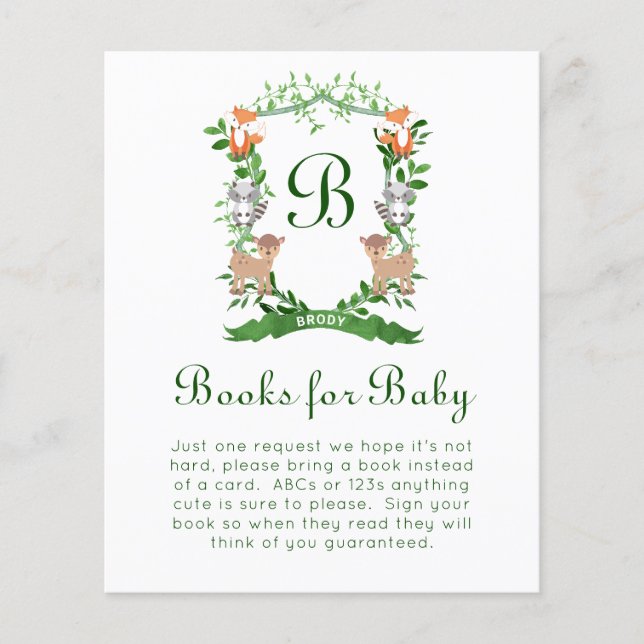 Forest Animals Crest Books For Baby (Front)