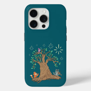 Forest Animals Playing Music   Woodland Folk Art  iPhone 15 Pro Case