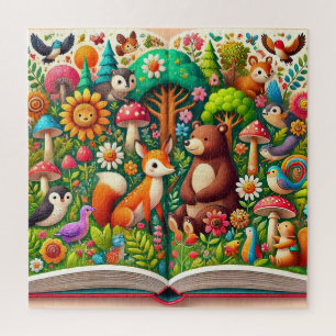 Forest Animals Storybook Gift For lids Jigsaw Puzzle