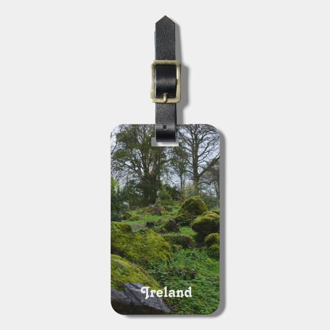 Forest at Blarney Castle Luggage Tag (Front Vertical)