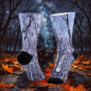 Forest At Twilight Socks
