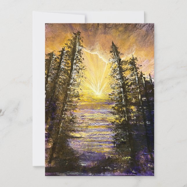 Forest Awakening Thank You Card (Front)