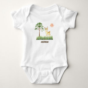 Forest Baby Deer T-Shirt one piece bodysuit