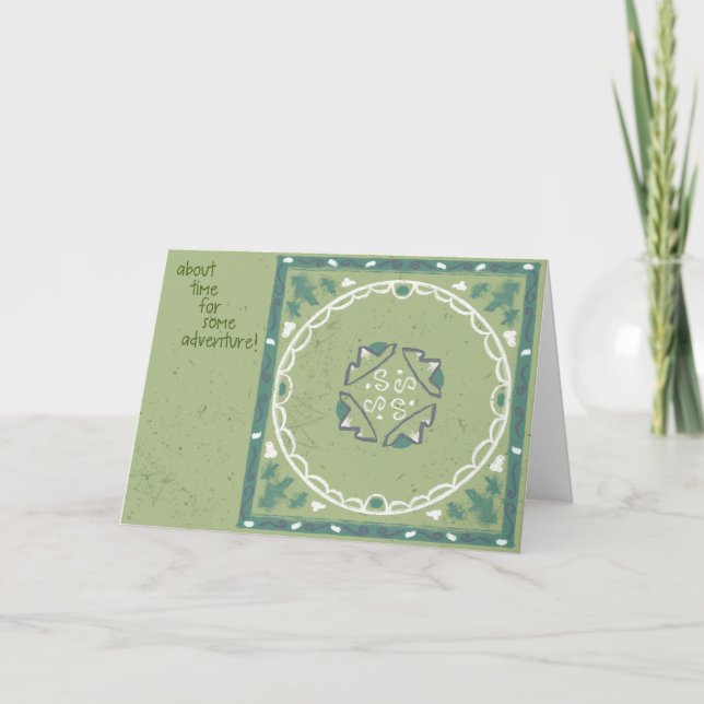 Forest Bandanna Card (Front)