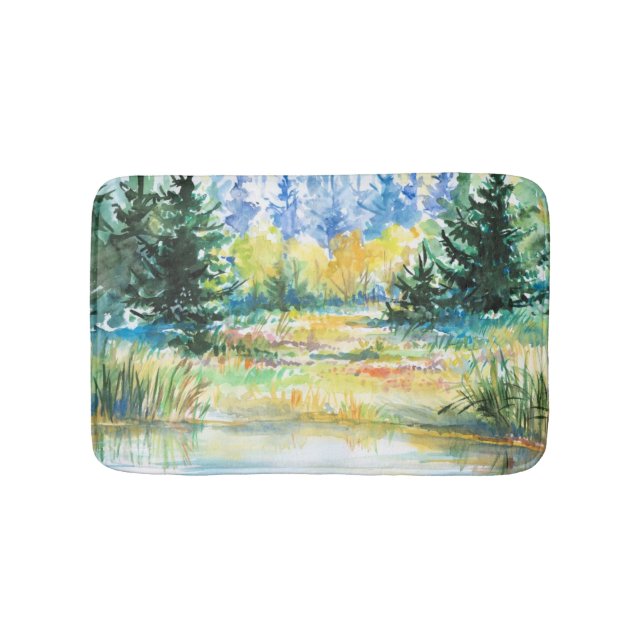 Forest Bath Mat (Front)