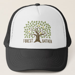 Forest Bather Birds Trucker Hat