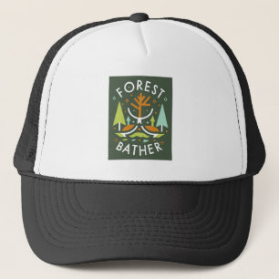 Forest Bather Cubist Trucker Hat