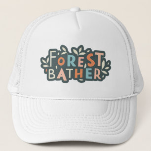Forest Bather Custom Text Trucker Hat
