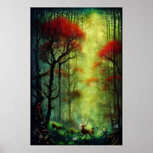 Forest Bathing #5 (Portrait)  Poster