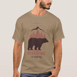 Forest Bear Adventure Outdoor T-Shirt