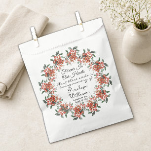 Forest Berries In Loving Memory Seed Pack Favour Bags