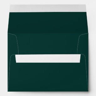 Forest Biome Solid Green Colour Trend Envelope