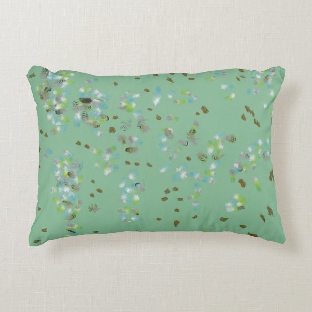 Forest Birds Accent Pillow (Front)